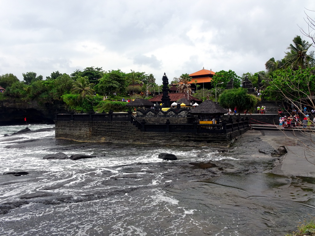 Small temple near the Pura Luhur Penataran temple, viewed from the shore