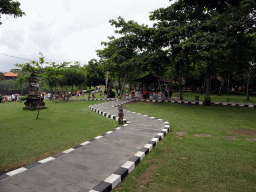 The gardens of the Pura Tanah Lot temple complex