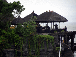 Upper part of the Pura Tanah Lot temple, viewed from the gardens of the Pura Tanah Lot temple complex