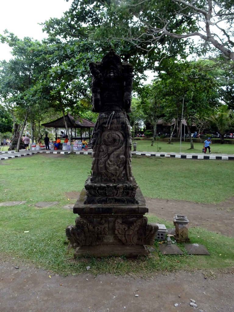 Shrine in the gardens of the Pura Tanah Lot temple complex