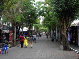 The Jalan Tanah Lot souvenir street