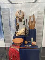 Items at the exhibition `Healing Power` at the Ground Floor of the Africa Museum, with explanation