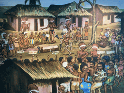 Wall painting at the Upper Floor of the Africa Museum