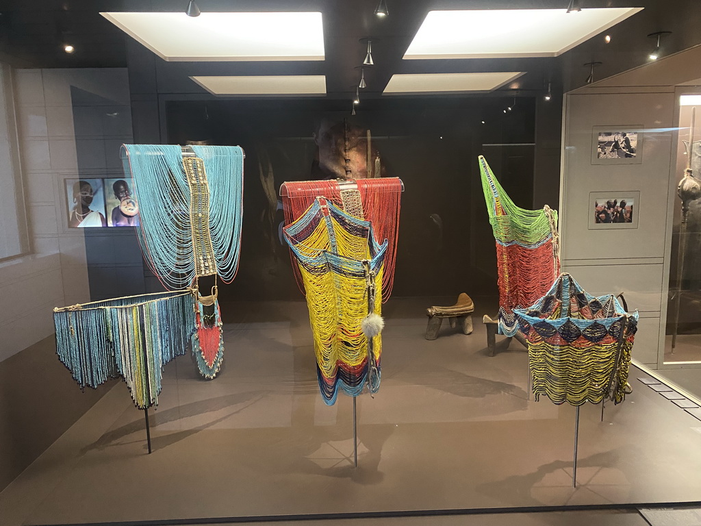 Colourful decorations at the Upper Floor of the Africa Museum