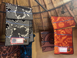 Tapestries in a house at the Lesotho village at the Museumpark of the Africa Museum