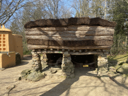 Kitchen at the Mali village at the Museumpark of the Africa Museum