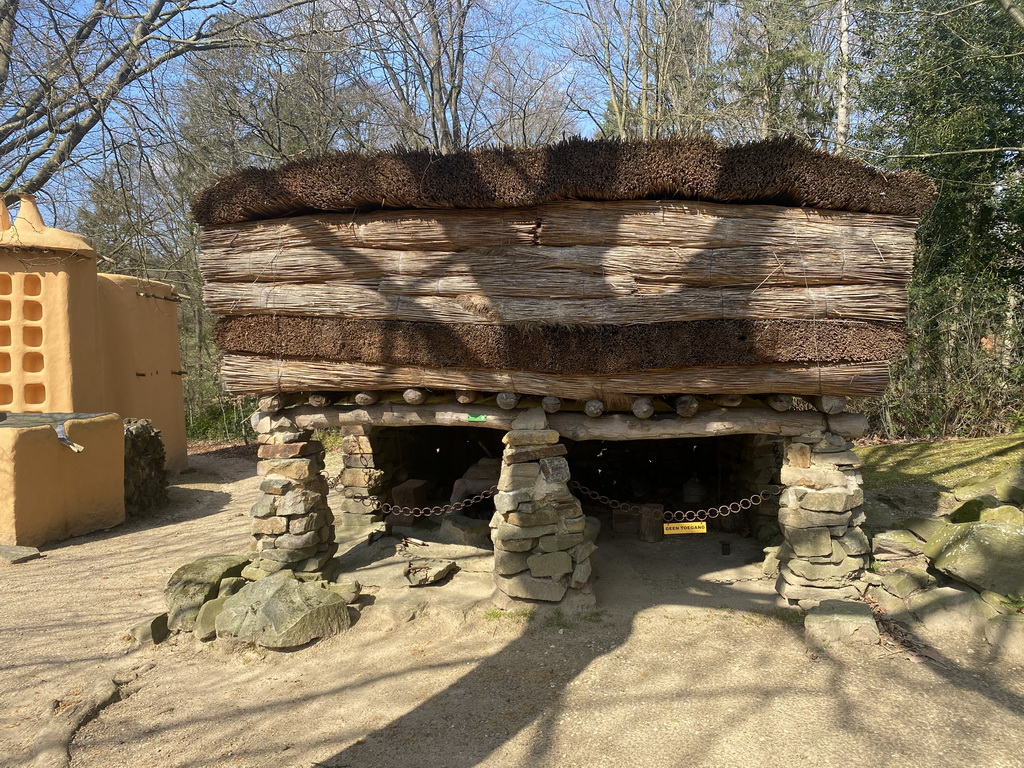 Kitchen at the Mali village at the Museumpark of the Africa Museum