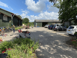 Front of the main building of the FrankenFruit fruit farm at the Balsedreef street