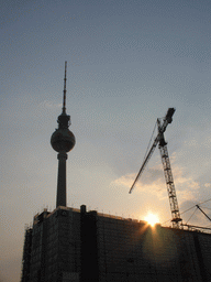 The Fernsehturm tower