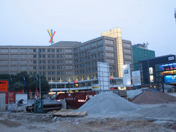 The Alexanderplatz square, under renovation