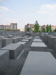 The Holocaust Memorial and the Fernsehturm tower