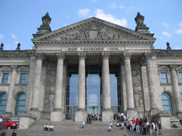 Front of the Reichstag building