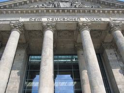 Facade of the Reichstag building