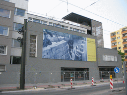 Front of the Gedenkstätte Berliner Mauer museum at the Bernauer Straße street