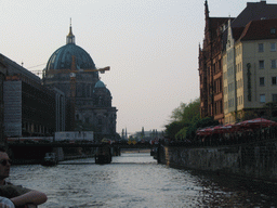 The Spree river and the Berlin Cathedral, viewed from the tour boat