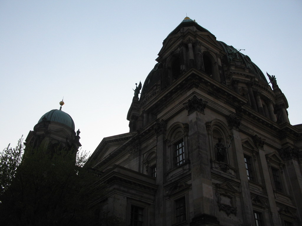 The Berlin Cathedral, viewed from the tour boat on the Spree river