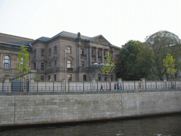 The north side of the German Parliamentary Association building, viewed from the tour boat on the Spree river