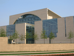 Front of the German Chancellery, viewed from the tour boat on the Spree river