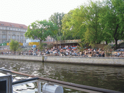 The Spree river and the Monbijou Park, viewed from the tour boat