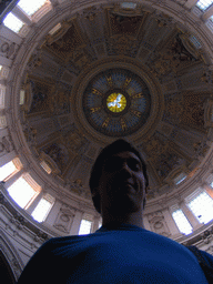 Tim and the dome of the Berlin Cathedral