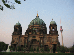 The Berlin Cathedral and the Fernsehturm tower