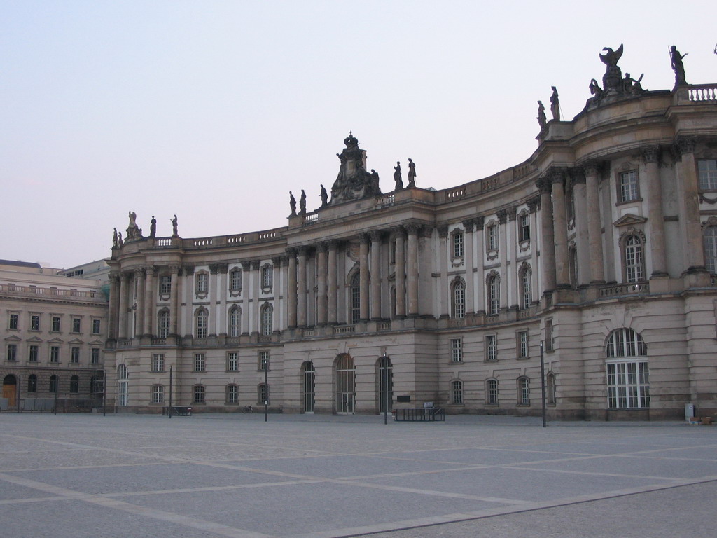 Front of the Library of the Humboldt-Universität at the Bebelplatz square