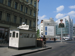 The Russian side of Checkpoint Charlie at the Friedrichstraße street