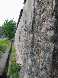 Remains of the Berlin Wall at the Niederkirchnerstraße street