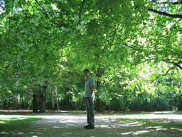Tim at the Tiergarten park