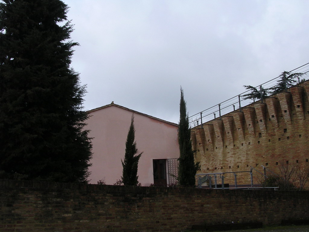 Outer square of the La Rocca castle
