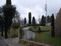 North garden of the La Rocca castle