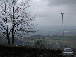 Hills at the west side of the town, viewed from the Via Aldruda Frangipane street