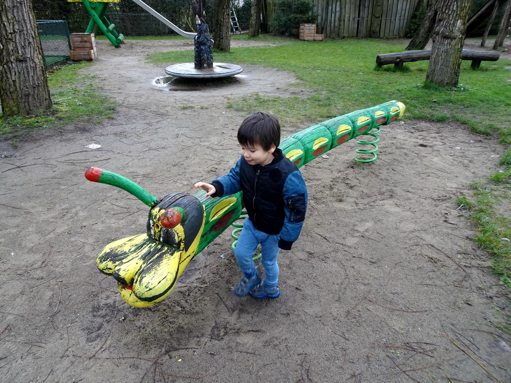 Max at the playground at BestZoo