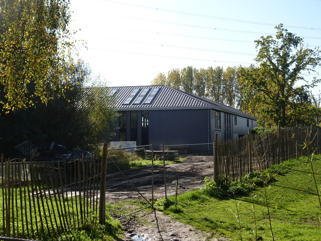 Back side of the new entrance building at BestZoo, under construction