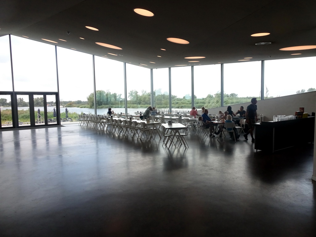 Interior of the restaurant of the Biesbosch MuseumEiland