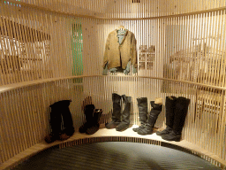 Clothes and boots at the Biesbosch MuseumEiland