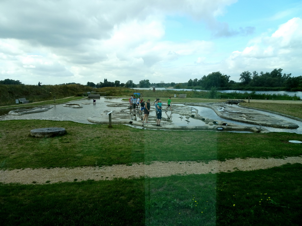 The Biesbosch Beleving area at the Biesbosch MuseumEiland, viewed from the restaurant