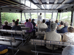 Miaomiao`s parents on the Fluistertocht tour boat