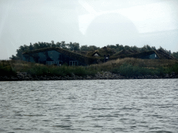 The Biesbosch MuseumEiland, viewed from the Fluistertocht tour boat