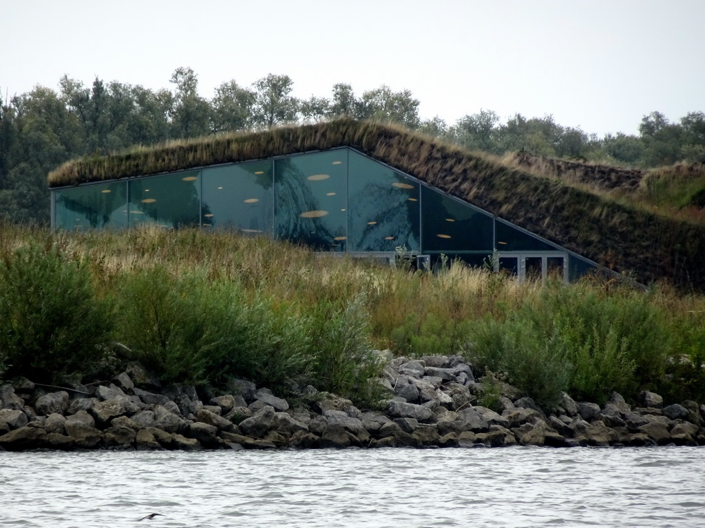 The Biesbosch MuseumEiland, viewed from the Fluistertocht tour boat