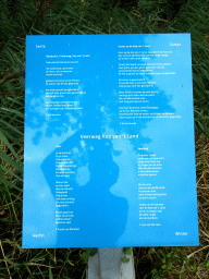 Four poems about the Biesbosch Ferry, at the Brabantse Oever side