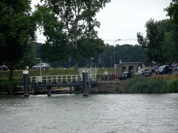 The Kop van `t Land side, viewed from the Biesbosch Ferry over the Nieuwe Merwede canal