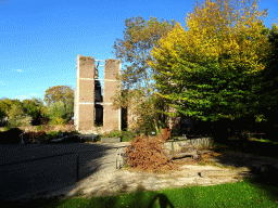 The southwest side of the ruins of Castle Born, viewed from the Kasteelpark Born zoo