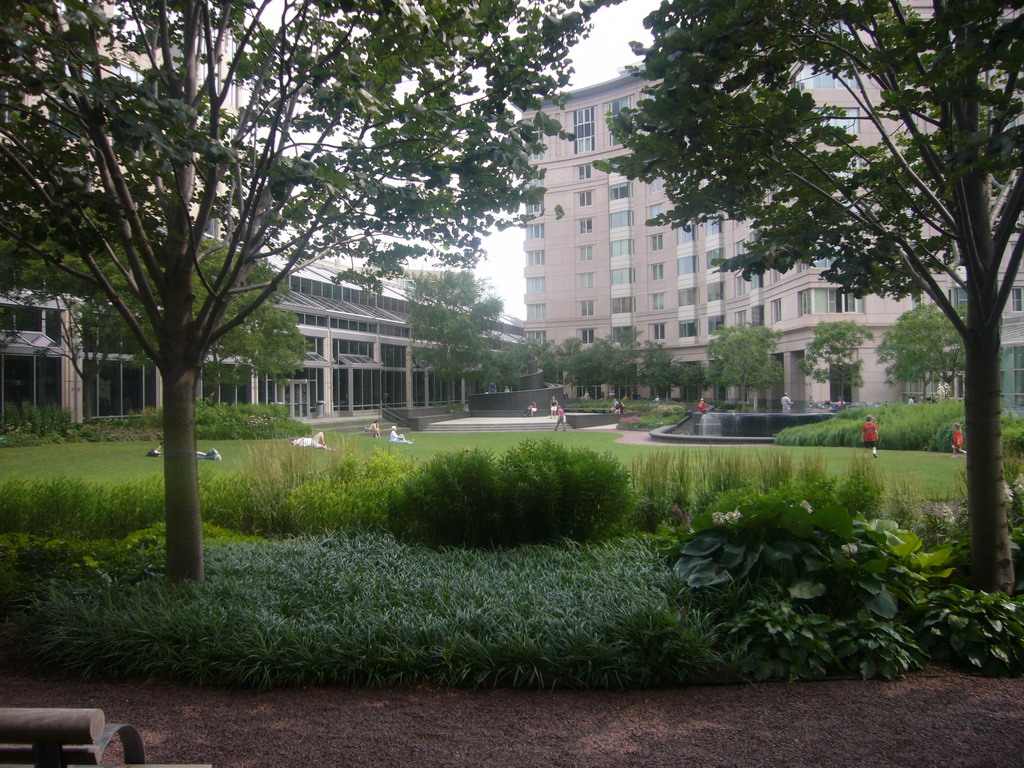 South garden at the Shops at Prudential Center