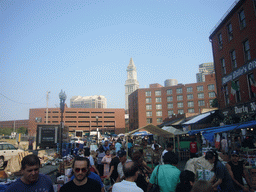 Open market at Blackstone Street, and the Custom House Tower