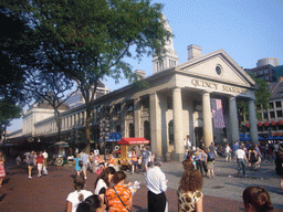 Quincy Market at Faneuil Hall Marketplace, and the Custom House Tower