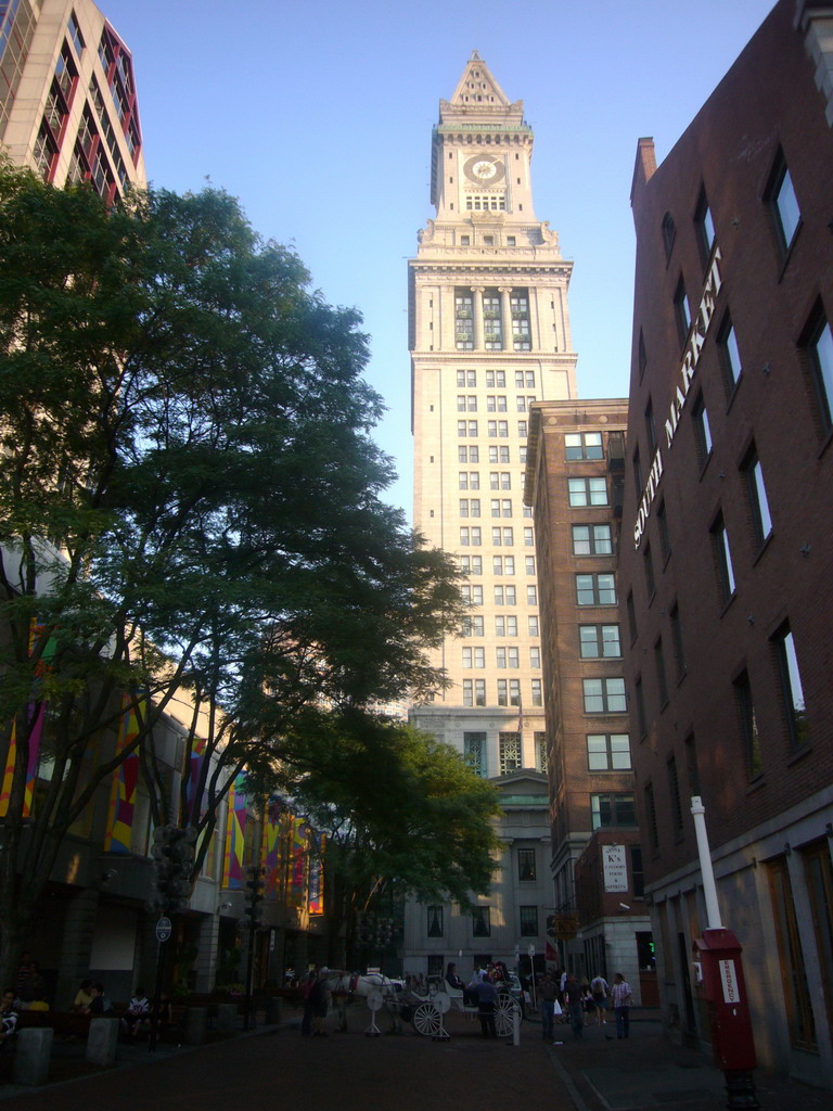 The Custom House Tower, at McKinley Square