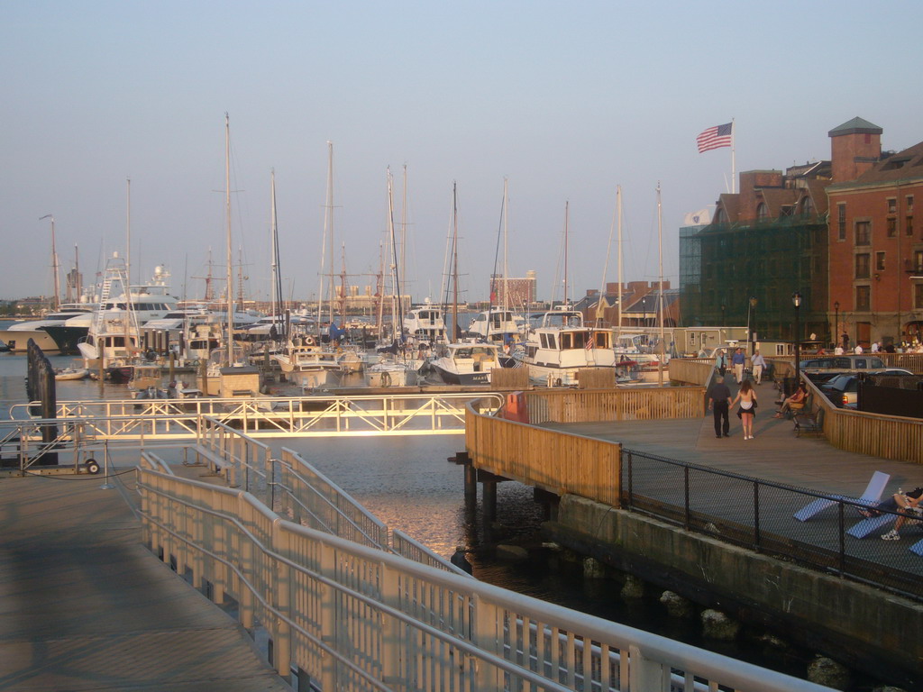 The Long Wharf and the harbour