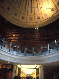 The dome inside Quincy Market