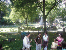Our tour guide at the Granary Burying Ground